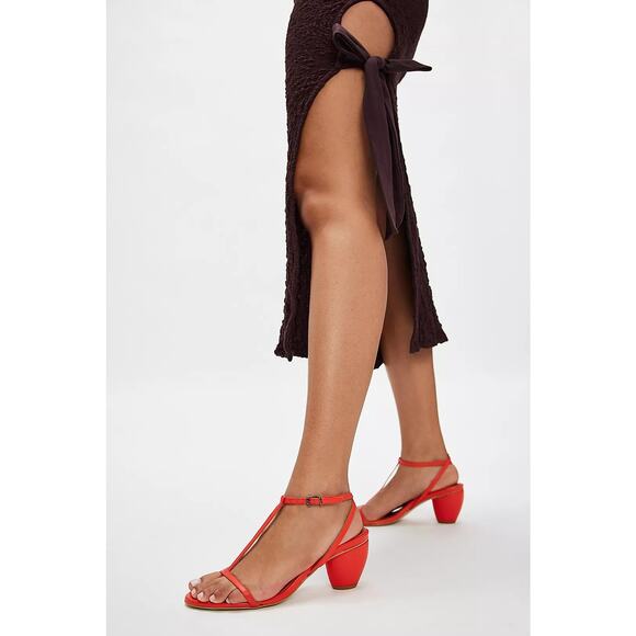 Free People La La Land Leather Strappy Heels - US 8 - Picture 1 of 3